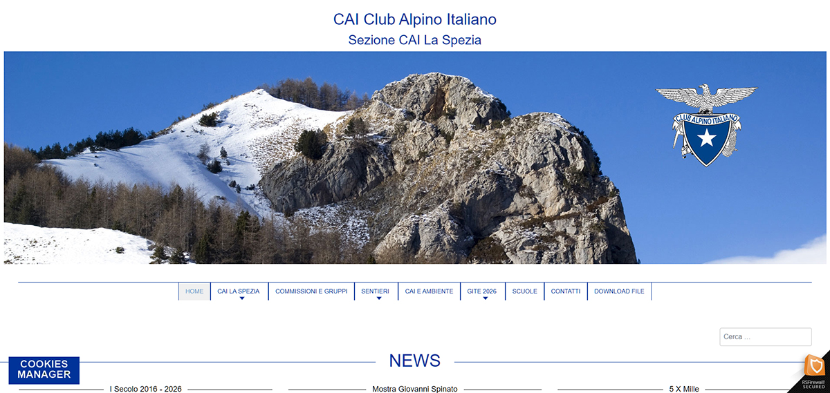 Sito Web CAI La Spezia